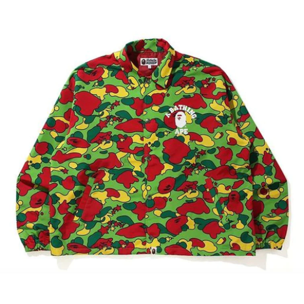 A BATHING APE STA MULTI RELAXED COACH JACKET