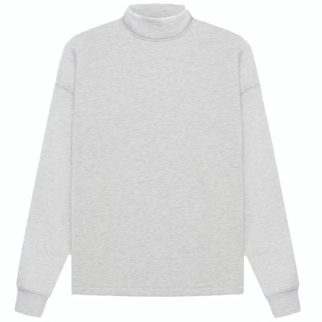 Fear of God Essentials Relaxed Mockneck (SS22) Light Oatmeal