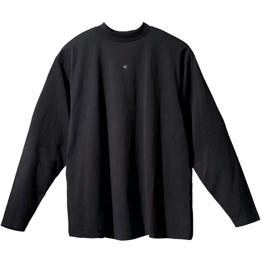 Yeezy Gap Engineered by Balenciaga Logo Longsleeve Tee Black