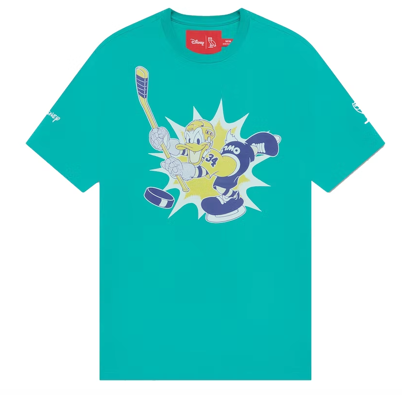 OVO x Disney Donald "OWLS" T-shirt Turquoise