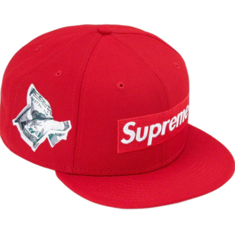 Supreme Hats Camp Cap New Era Fitted Red