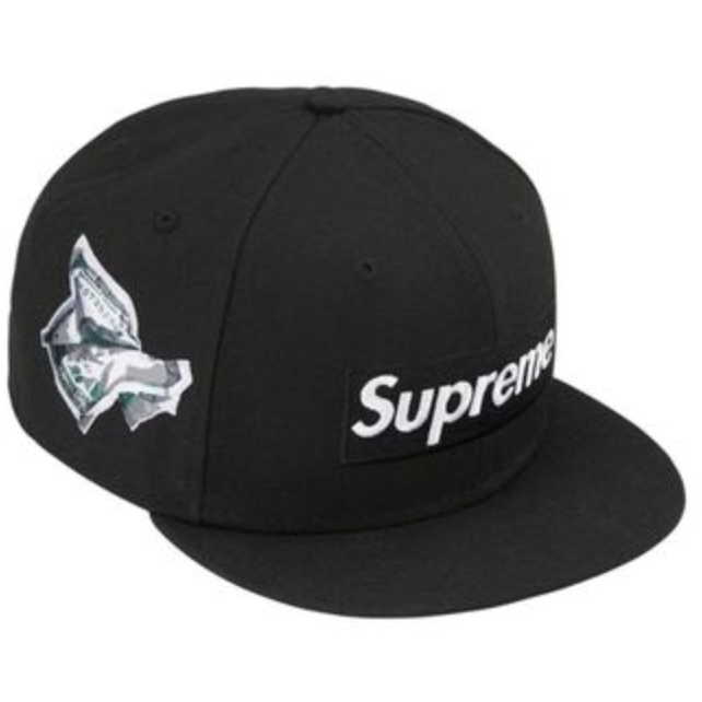 Supreme Hats Camp Cap New Era Fitted Black