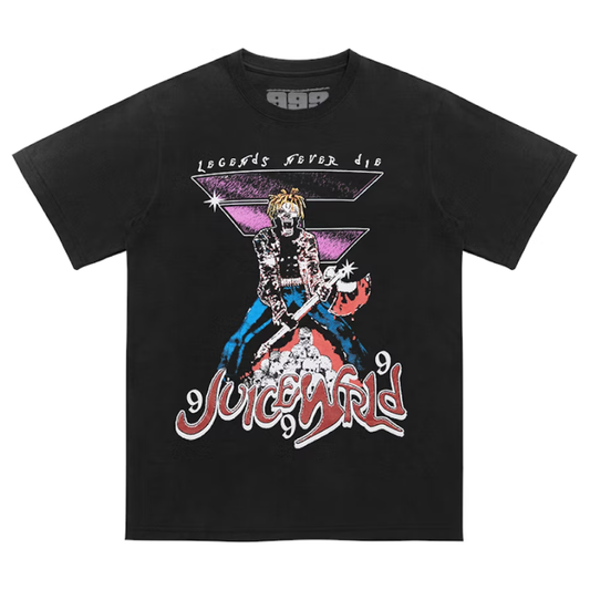 Juice Wrld x Faze Clan Champion T-shirt Black