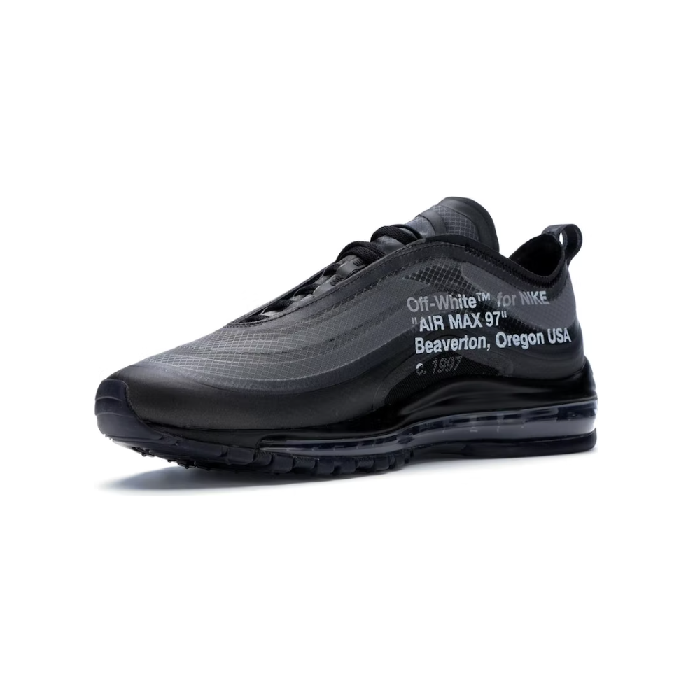 Nike Air Max 97 Off-White Negro (Pre owned)