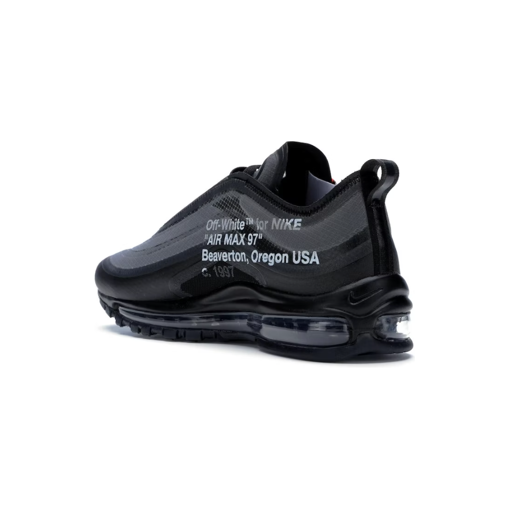 Nike Air Max 97 Off-White Negro (Pre owned)