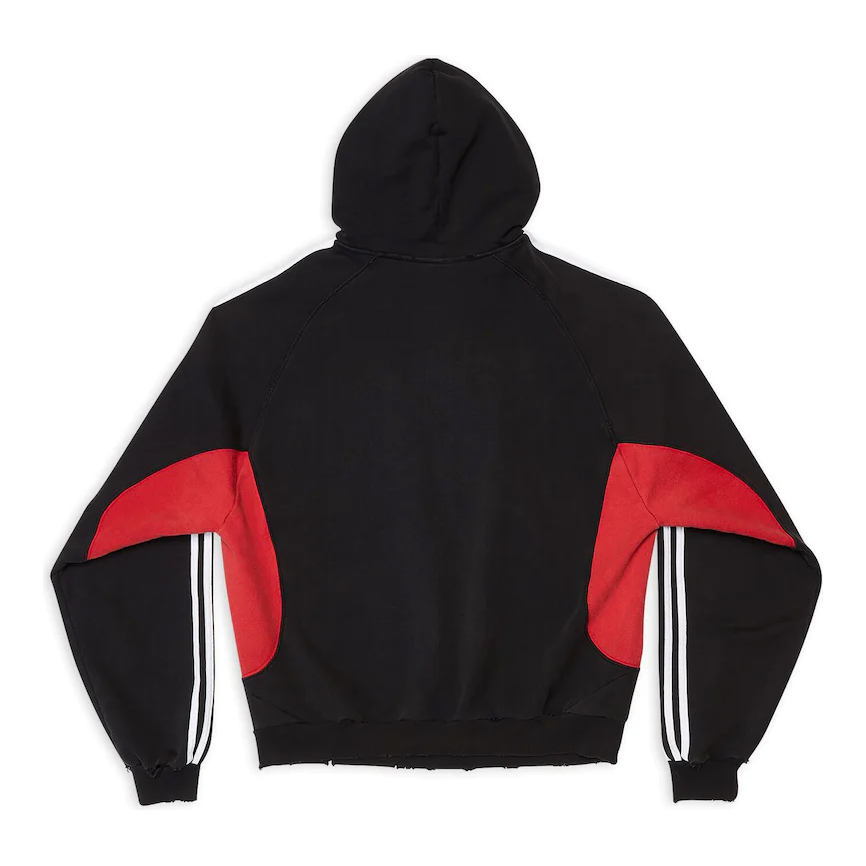 Balenciaga x Adidas Mens Hoodie Small Fit Black