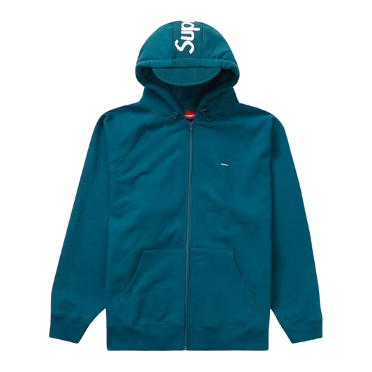 Supreme Brim Zip Up Hooded Sweatshirt Marine Blue