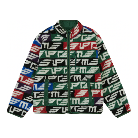 Supreme Geo Reversible Windstopper Fleece Jacket Multicolor