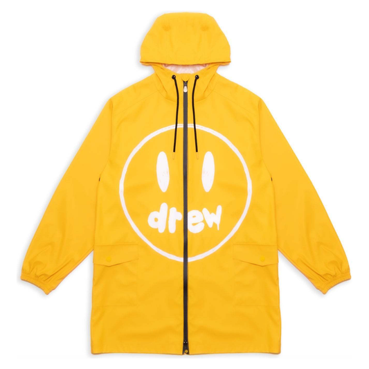 Drew House Painted Mascot rain coat  golden yellow