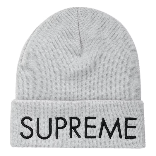 Supreme Capital Beanie Ash Grey