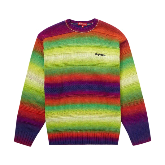 Supreme Gradient Stripe Sweater Multicolor