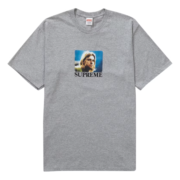 Supreme Kurt Cobain Tee Heather Grey