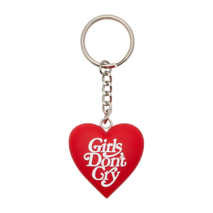Girls Dont Cry Logo Keychain Red