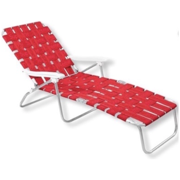 Supreme Long Chairs Unreleased Red