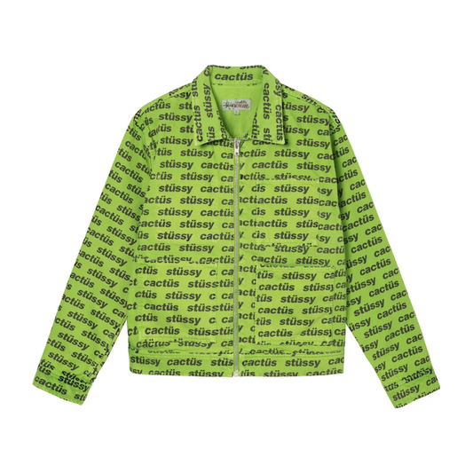 Stussy x CPFM Zip Work Jacket Green
