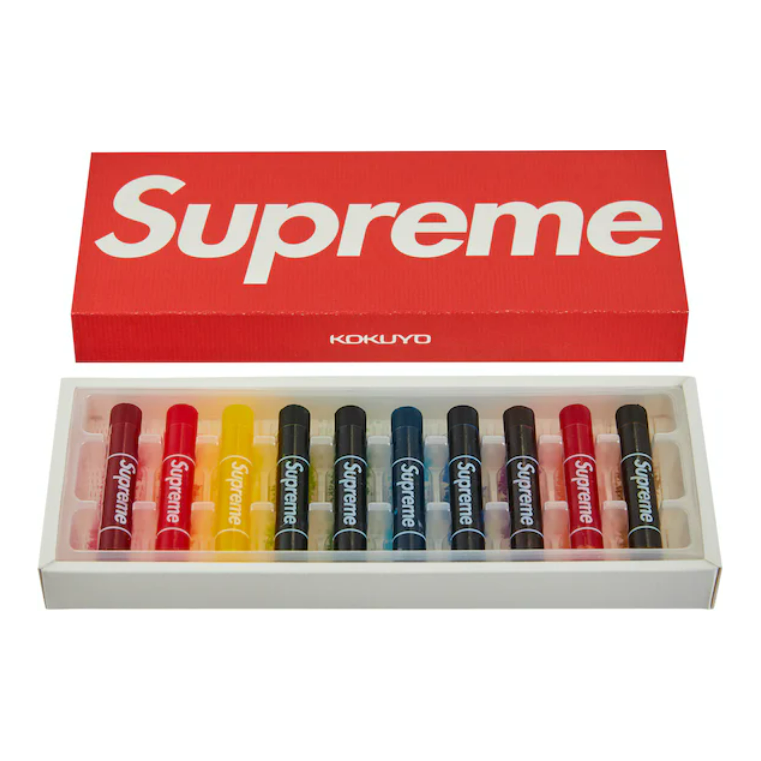 Supreme Kokuyo Translucent Crayons (Pack of 10) Multicolor