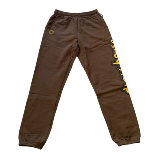 Drew House Cartoon Font Lounge Pants Brown