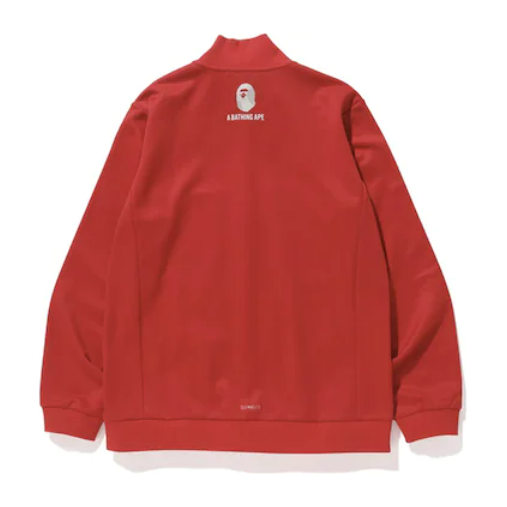 BAPE x adidas World Cup 2018 Winning Collection Zip Up Track Jacket Red
