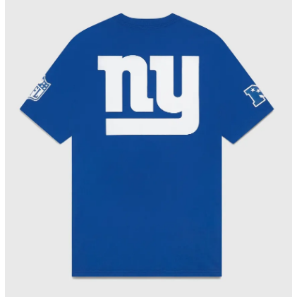 OVO x NFL New York Giants OG Owl T-Shirt Blue