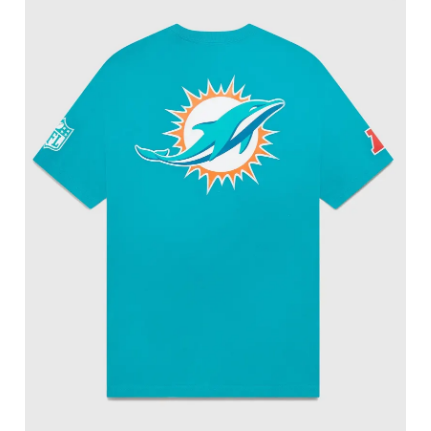 OVO x NFL Miami Dolphins OG Owl T-Shirt Teal