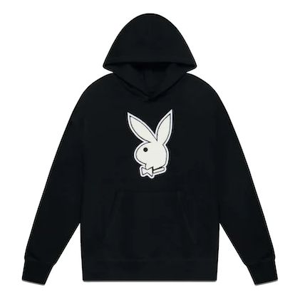 OVO Playboy Chenille Hoodie Black