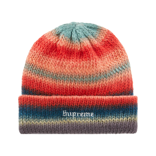 Supreme Ombré Stripe Beanie Navy