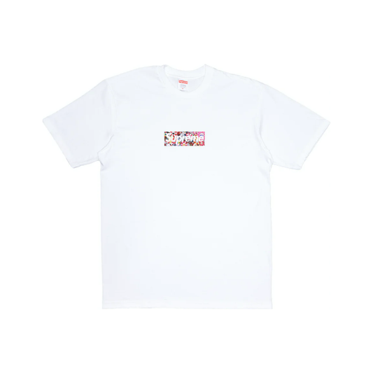 Supreme Takashi Murakami COVID-19 Relief Box Logo Tee White