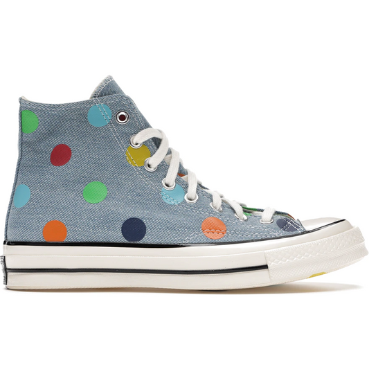 Converse Chuck Taylor All-Star 70 Hi Golf Wang Denim Polka Dots