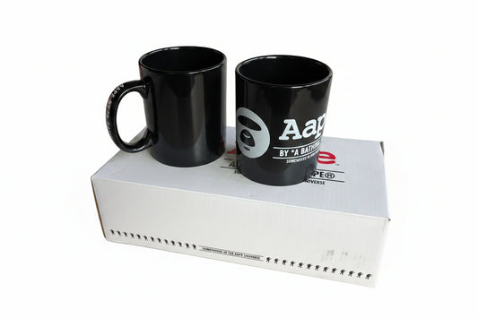 AAPE Two Mugs set Black